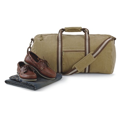 Vintage Canvas Holdall