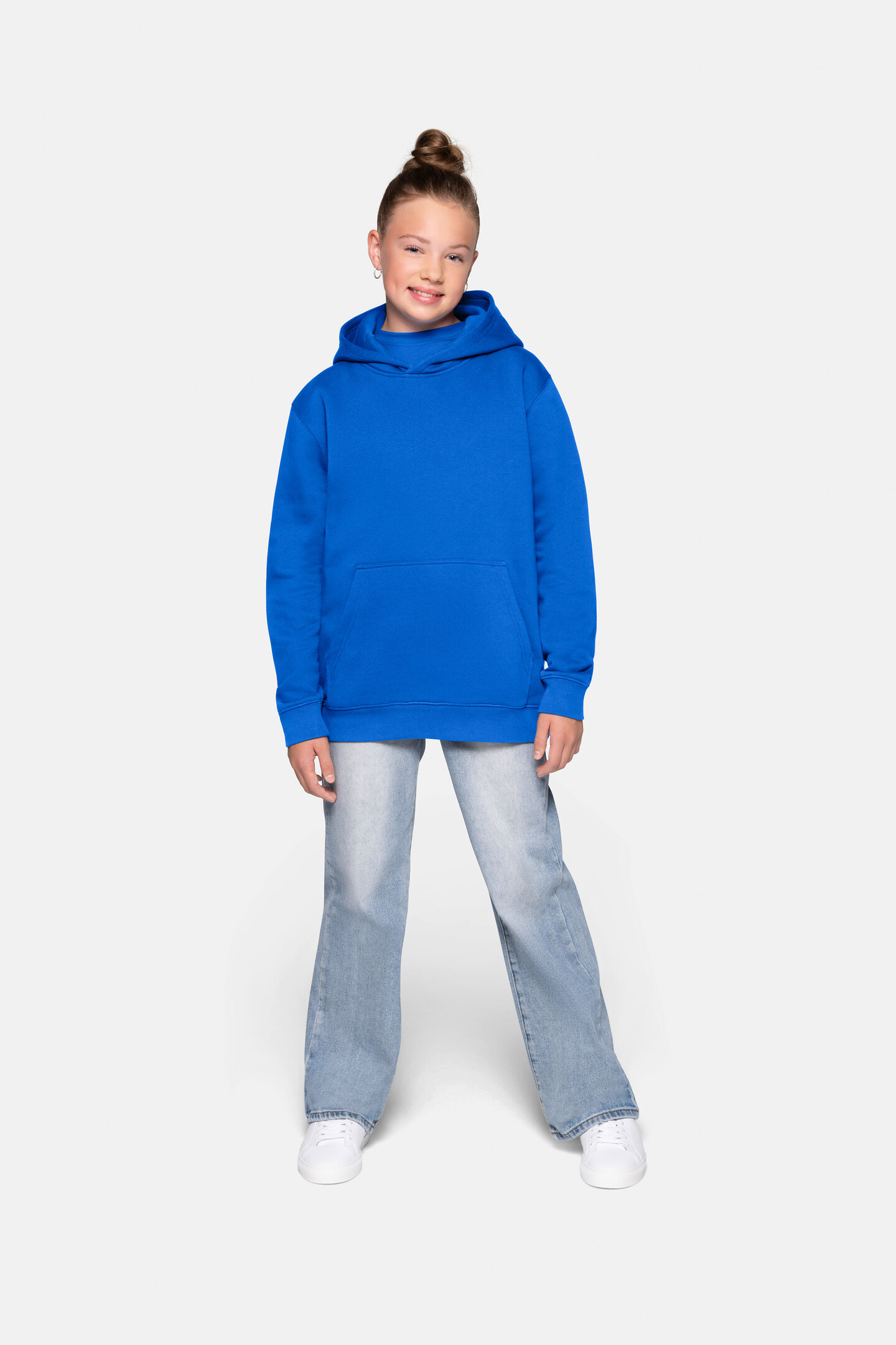 HAKRO Kinder Kapuzen-Sweatshirt Bio-Baumwolle